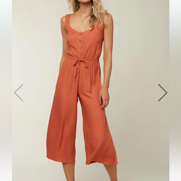 O'Neill Shawn Jumpsuit in Henna Rust Beachy Bohemian Size M - Picture 13 of 16
